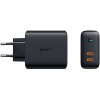 Aukey Dual USB Power Delivery Wall Charger 36W Black (AKPA-D2)