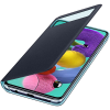 Samsung S-View Wallet Cover Black voor Galaxy A51 (EF-EA515PBEGEU)