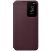 Samsung S22 Clear View Cover Burgundy (EF-ZS901CEEGEE)