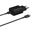 Samsung Super Fast Travel Charger USB-C 25W Black incl Cable EP-TA800XBEGWW