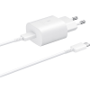 Samsung Super Fast Travel Charger USB-C 25W White incl Cable EP-TA800XWEGWW