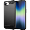 PhoneSmart Brushed Silicone TPU Case Black Apple iPhone 16e/17e (PS193322)