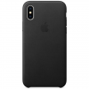 Apple Leather Case iPhone X Black MQTD2ZM/A