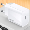 USAMS USB-C 20W Fast Charger (PS025200)